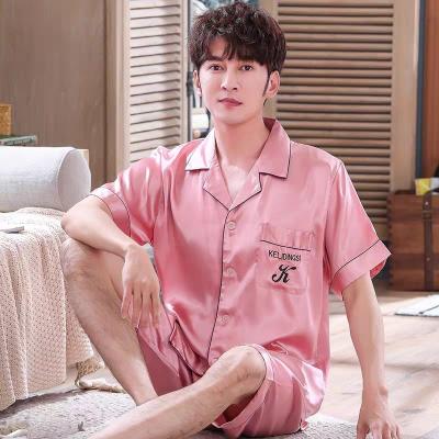 China 2023 QUICK DRY Customized Breathable Home Sleepwear Nightgowns Sleepwear Leisure Suit Modal 2 Piece Men Pajamas Set for sale