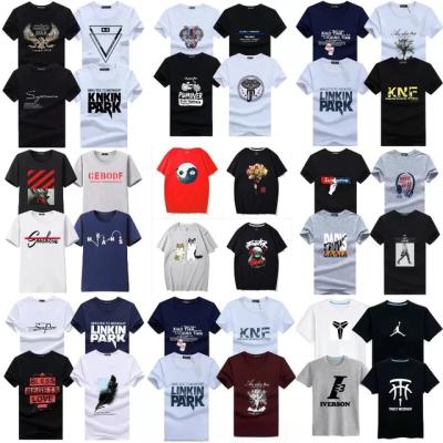 China Factory Direct Sales Factory Direct Sales Anti-Wrinkle Collar Short Shirt Men's 100% Cotton T-shirt White T-Shirt Wholesale At Low Prices for sale