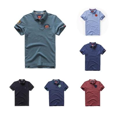 China Wholesale Comfortable Golf Short Sleeve Polo Shirt Quick-Drying Anti-Wrinkle Men's Uniform T-shirt for sale