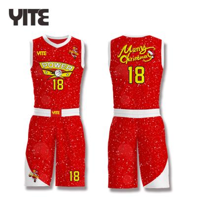 China Antibacterial custom design sublimation cheap reversible china basketball tank top basketball uniform for sale