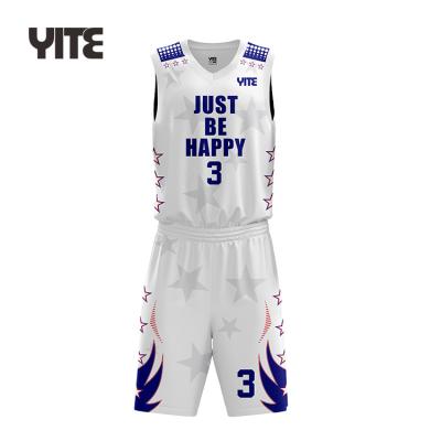 China 2021 Best Quality Breathable Basketball Jersey Uniform Design With Low Min Quantity for sale