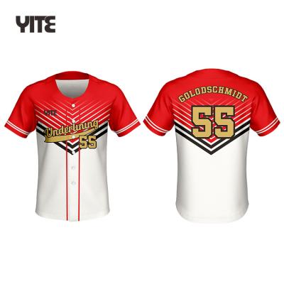 China Wholesale YITE 3d Antibacterial Custom Men's Net Baseball Tank Top for sale