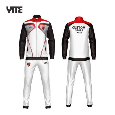 China 2021 Custom Polyester Sportswear Tracksuit Plain Tracksuit Sets YITE for sale