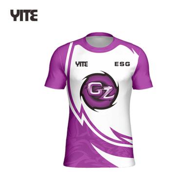 China Customized Full Men's Breathable E-sports Wear Custom E-sports Gaming Team Fans Jerseys T-Shirts for sale