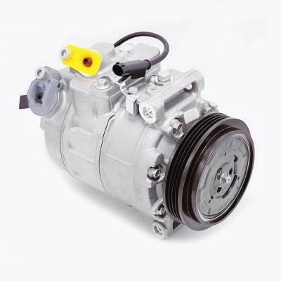 China Aluminum Factory price OEM 64526956715/64526956716/64529122618 6pk 110 mm car air compressor 12v for BMW E65 3.0 for sale