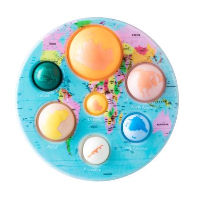 China Eco-friendly Material Planet Finger Press Bubble Kneading Eight Planets Children's Squeeze Educational Toys for sale