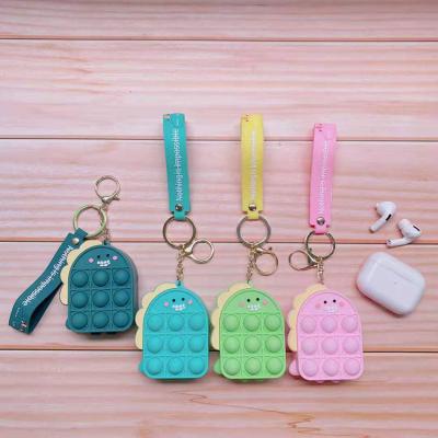 China Eco-Friendly Bubble Silicone Material Noise Stress Reliver Busy Person Squeeze Sensory Toys For Kids for sale