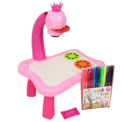 China DIY Paint Magic Light Hot Selling Electronic Magnetic Drawing Set For Kids With Board for sale