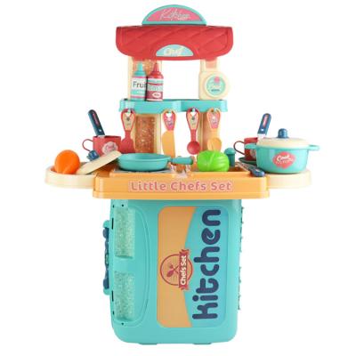 China Preschool Children Play Sets 2021 High Quality Mini Kids Kitchen Pretend Play Sets Toys Baking for sale