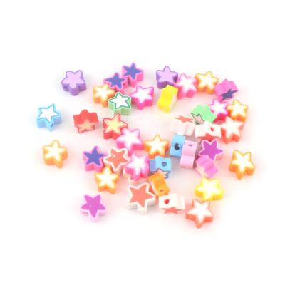 China Jewelry Making High Quality Polymer Clay Beads Glutter Bracelet Beads With Charms for sale