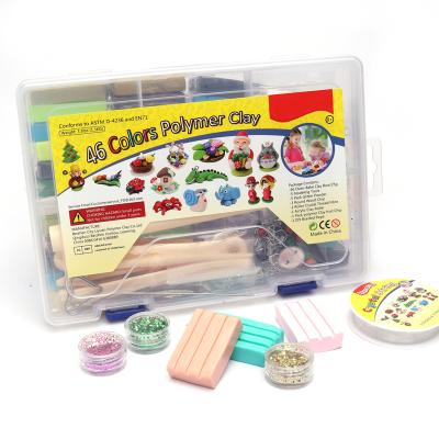 China 46 Color Reusable Oven Bake Polymer Clay China Supplier for sale