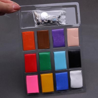 China Reusable 12 Colors Wholesale Handmade Polymer Clay Set from China Professional Customs for sale