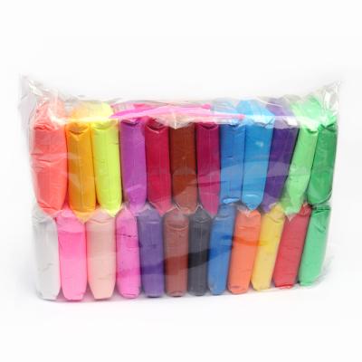 China Bouncing 50g 24 Colors Tools Container Soft Clay Super Light Promotional Air for sale