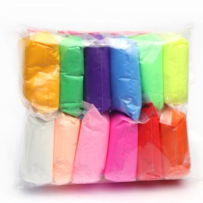 China 50g 12 Rebound Colors High Quality Soft Popular Hot Sale Customized Lightweight Air Dry Super Clay for sale