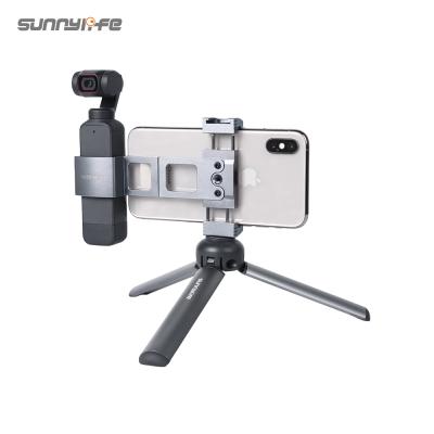 China Sunnylife Metal Aluminum Alloy Foldable Smartphone Clamp Foldable Mount Holder for POCKET 2/OSMO POCKET for sale