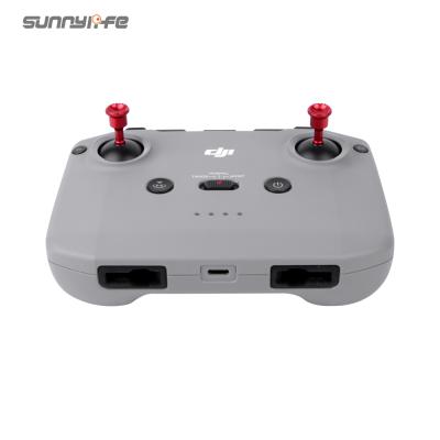 China Durable Sunnylife Drone Accessories MAVIC AIR 2 Remote Controller Thumb Rocker Cover CNC Aluminum Alloy Joysticks 1 Pair for sale