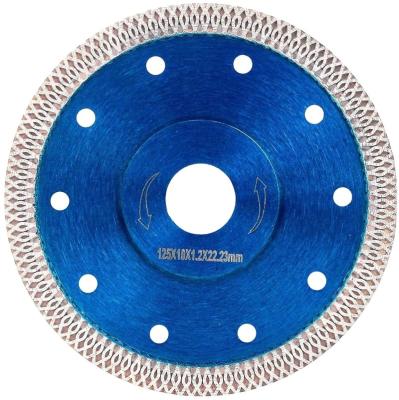 China 5 Inch Diamond Porcelain Saw Blade Ceramic Super Thin Marble Cutting Disc Concrete Stone Granite For Ceramic Cutting Or Porcelain Tiles for sale