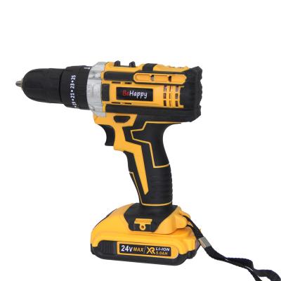 China Household Keyless Chuck Power Tools 1 Hour 24V Cordless Fast Charger 32N.m Drill for sale