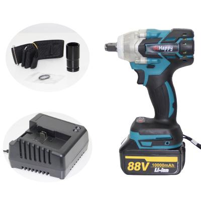 China Concrete Li-ion Rechargeable Brushless Battery Electric Cordless Impact Wrench for sale