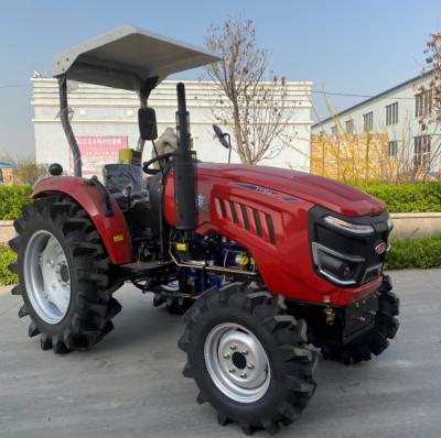 China Farms Equipment 55HP 4WD Wheel Tractor Farm Tractor Agricultural Tractor For Sale for sale