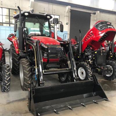 China Farms China weifang Taishan brand 70HP tractors for agriculture with loader for sale