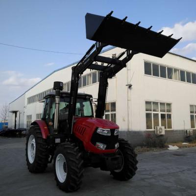 China Factory Agriculture Big Machinery 150hp / 160hp / 180hp Wheeled Tractor With Front Loader for sale