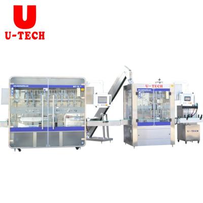 China Automatic Bottle 100ML-5L High Yield Viscosity Stick Cream Paste Filling Machinery Manufacturers Honey Bottling Machinery Price for sale