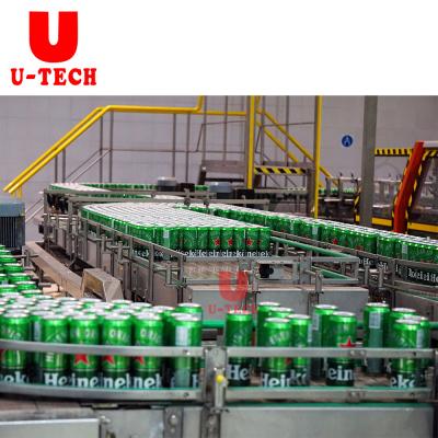 China Food Small Business Beer Drinks Carbonated Beer Can Machine Factory Canning Sealing Line for sale