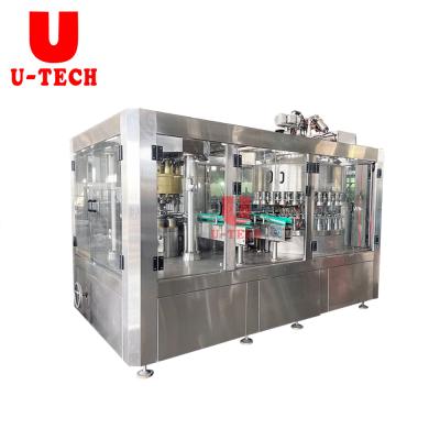 China Profitable Beverage Business Ideas Small Aluminum Jar Pull Cans PET Bottle Honey Soda Carbonated Beverage Juice Canning Machine for sale