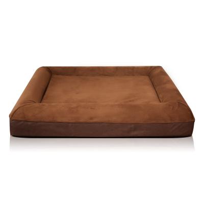 China Sustainable Waterproof Luxury Pet Bed Soothing Memory Foam Dog Bed With Sofa for sale