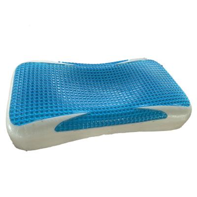 China Custom Adult Memory Foam Anti-Apnea Neck Gel Bamboo Cooling Pillow For Comfortable Sleeping for sale