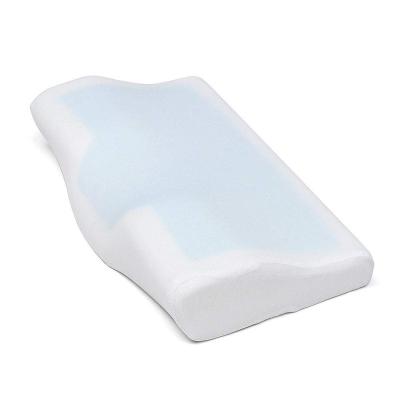 China Cool Anti-Apnea Anti Snore Gel Memory Foam Pillow Cutout Pillow Hotel Neck Pillow for sale