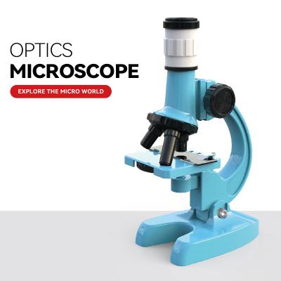 China Birthday Gift High Definition 1200X Teaching Children Zoom Plastic Monocular Microscope For Educational Toys Science for sale