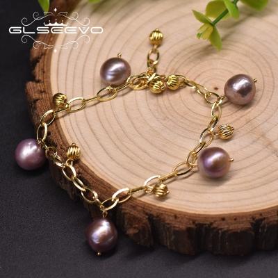 China Ethnic original design pearl bracelet natural freshwater copper with 18k gold plated retro bracelet jewelry for sale