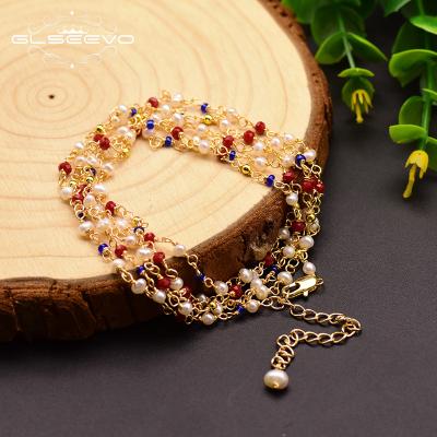 China CLASSIC Handmade Multilayer Bracelet For Women Universal Natural Water Pearl Bracelet for sale