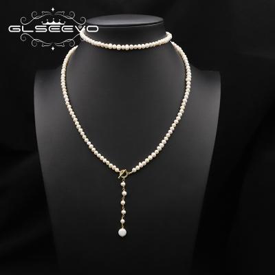 China New Ethnic Necklace Big Natural Baroque Pearl Ladies Party Gift Handmade Necklace For Women for sale