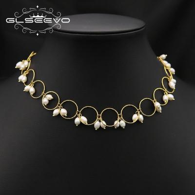 China CLASSIC Fashion Circle Jewelry Elegant Necklace Women's Natural Pearl Necklace For Women for sale