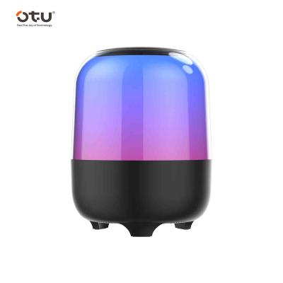 China Bass Loud Stereo Led Flashing Light Glowing Outdoor Wireless Speaker Mini OUTPUT Tws Portable Wireless Speaker for sale