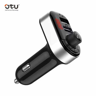 China OUT OF Usb Player Dual C Simr Player Wireless 4.1a Fm Radio Wireless Handsfree Stereo Transmitter With 3.1a Mp3 Car Fast Charger CM-01 for sale