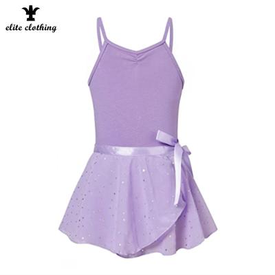 China QUICK DRY Ballet Dancer Tights Camisole Tutu Dress With Shiny Skirt Removable Ballerina Outfit for sale