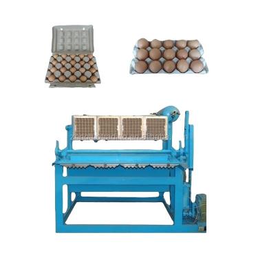 China Egg Tray 4 Molds 1500-1700PCS/H Paper Pulp Molding Drying Machine Egg Tray Production Line Making Machine for sale