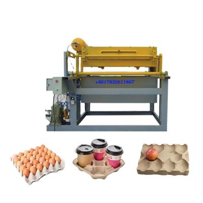 China Factory Paper Pulp Egg Tray Production Line With Hot Pressing Machine for sale