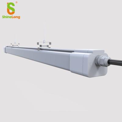 China Cheap prismatic led batten light tri-proof pc cover factory lights ip65 tri proof 40w 5ft for sale