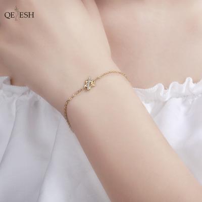 China Viable Exquisite Five-pointed Qetesh Star Bracelet Inlaid With Silver Stars Bracelete Charms For Women 2021 Fashion for sale