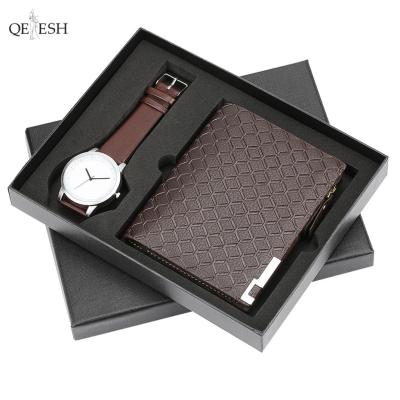 China DIVER Qetesh Automatic Watch Beautifully Packaged Watch + Wallet Set Quartz Digital Watches Gift Set For Men for sale