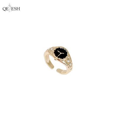 China Viable Qetesh Diamond Watch Ring Personalized Watch Form Ring Roman Digital Finger Ring And Watch Diamond for sale