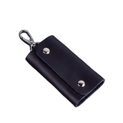 China Wallet With Ring Key Holder Unisex Key Chain Leather Key Chain Case Wallets 6 Hooks Snap Closure for sale