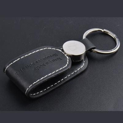 China High Quality Leather Hot Selling Key Ring Stainless Steel Keychain for sale