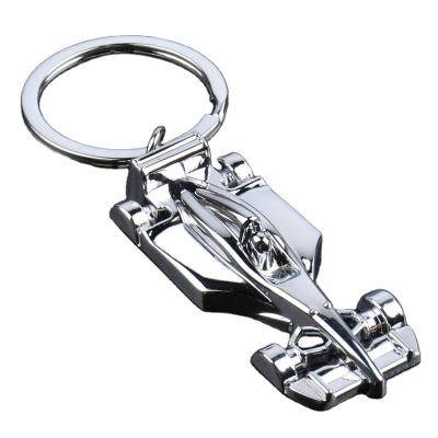 China Custom metal F1 car key chain. F1 car brand promotional gifts. China Factory Supply Customized Car Logo Keychains for sale