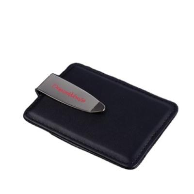 China Custom Stainless Steel Wallet Credit Card Holder Logo Metal Money Clip Blocking for sale